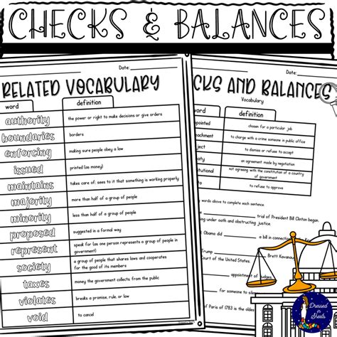 checks and balances worksheet answers l.battista